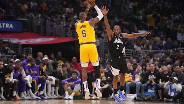 lebron james kawhi leonard clippers